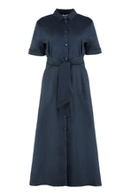 Load image into Gallery viewer, Belted cotton shirtdress
