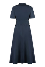Load image into Gallery viewer, Belted cotton shirtdress

