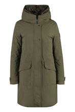 Load image into Gallery viewer, Military technical fabric parka with internal removable down jacket
