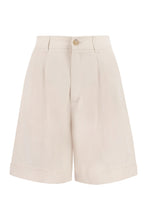 Load image into Gallery viewer, Linen blend shorts
