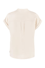 Load image into Gallery viewer, Short sleeve linen blend shirt
