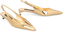 Load image into Gallery viewer, Leather slingback pumps
