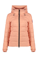 Load image into Gallery viewer, Abbott Hooded techno fabric down jacket
