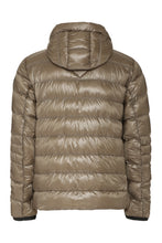 Load image into Gallery viewer, Crofton hooded techno fabric down jacket
