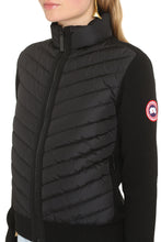 Load image into Gallery viewer, Hybridge knit jacket with padded panel
