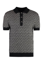 Load image into Gallery viewer, Jacquard knit polo shirt
