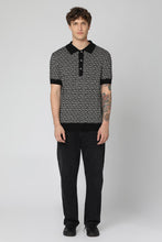 Load image into Gallery viewer, Jacquard knit polo shirt
