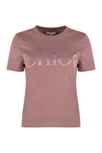 Load image into Gallery viewer, Cotton crew-neck T-shirt
