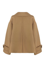 Load image into Gallery viewer, Double-breasted wool coat

