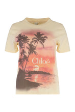 Load image into Gallery viewer, Cotton crew-neck T-shirt
