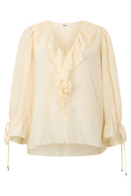 Load image into Gallery viewer, Silk Blouse with V-neck
