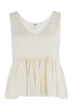 Load image into Gallery viewer, Polka dot top in silk
