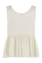 Load image into Gallery viewer, Polka dot top in silk
