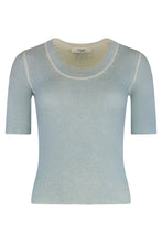 Load image into Gallery viewer, Short-sleeved pullover made of merino wool
