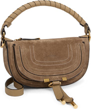 Load image into Gallery viewer, Mini crossbody bag Marcie in suede leather
