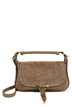 Load image into Gallery viewer, Small Marcie shoulder bag in suede
