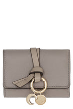 Load image into Gallery viewer, mini Alphabet leather tri-fold wallet
