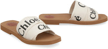 Load image into Gallery viewer, Woody fabric mules
