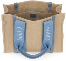 Load image into Gallery viewer, Small tote bag Woody in linen
