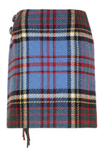 Load image into Gallery viewer, Ciro check pattern wool skirt
