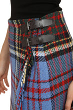 Load image into Gallery viewer, Ciro check pattern wool skirt
