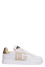 Load image into Gallery viewer, Portofino logo detail leather sneakers

