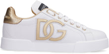 Load image into Gallery viewer, Portofino logo detail leather sneakers
