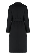 Load image into Gallery viewer, Cles single-breasted wool coat
