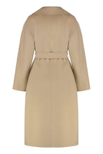 Load image into Gallery viewer, Cles single-breasted wool coat
