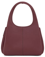 Load image into Gallery viewer, Shoulder bag wool in leather
