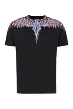 Load image into Gallery viewer, Lines Wings Printed cotton T-shirt
