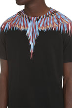 Load image into Gallery viewer, Lines Wings Printed cotton T-shirt

