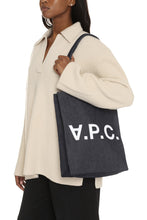 Load image into Gallery viewer, Laure logo detail tote bag
