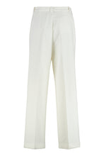 Load image into Gallery viewer, Tressie cotton blend wide leg trousers
