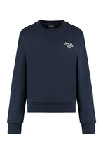 Load image into Gallery viewer, Boxy Rue Madame cotton crew-neck sweatshirt
