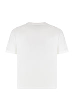 Load image into Gallery viewer, Boxy Micro Logo cotton crew-neck T-shirt
