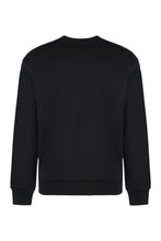 Load image into Gallery viewer, Boxy Micro Logo cotton crew-neck sweatshirt
