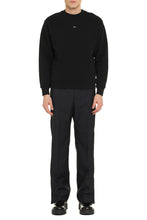 Load image into Gallery viewer, Boxy Micro Logo cotton crew-neck sweatshirt
