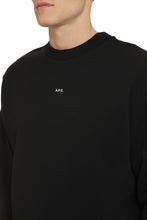Load image into Gallery viewer, Boxy Micro Logo cotton crew-neck sweatshirt

