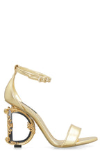Load image into Gallery viewer, Keira metallic leather sandals
