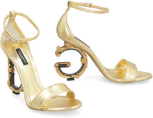 Load image into Gallery viewer, Keira metallic leather sandals
