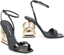 Load image into Gallery viewer, Patent leather heel sandals
