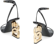 Load image into Gallery viewer, Patent leather heel sandals
