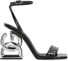 Load image into Gallery viewer, DG-heel patent leather sandals
