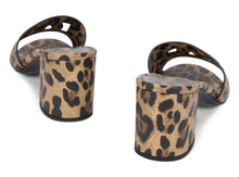 Load image into Gallery viewer, Leopard print high heel sandals
