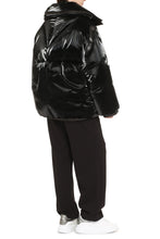 Load image into Gallery viewer, Glossy nylon down jacket

