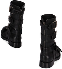 Load image into Gallery viewer, Leather biker boots
