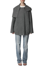 Load image into Gallery viewer, Oversize virgin wool bomber jacket

