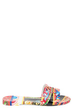 Load image into Gallery viewer, Slide beachwear in printed rubber
