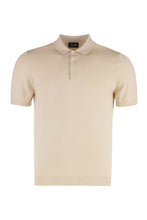 Load image into Gallery viewer, Knitted cotton polo shirt

